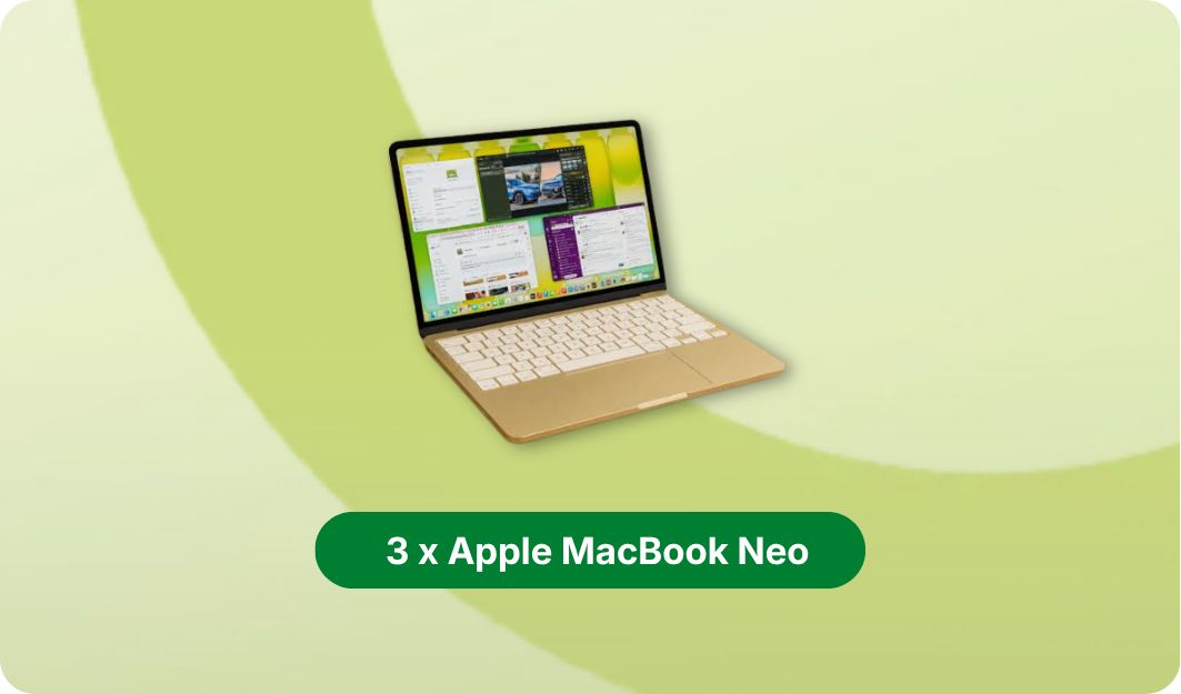 Gewinne ein MacBook Neo bei der Raiffeisen Finanzchallenge