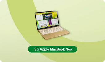 Gewinne ein MacBook Neo bei der Raiffeisen Finanzchallenge