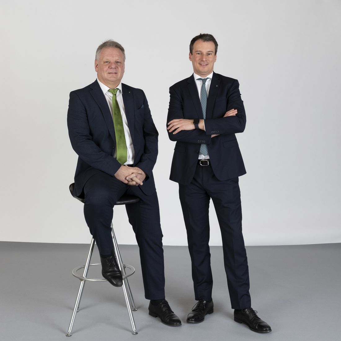 Il Presidente Hanspeter Felder e il Direttore Generale Simon Ladurner sono molto soddisfatti