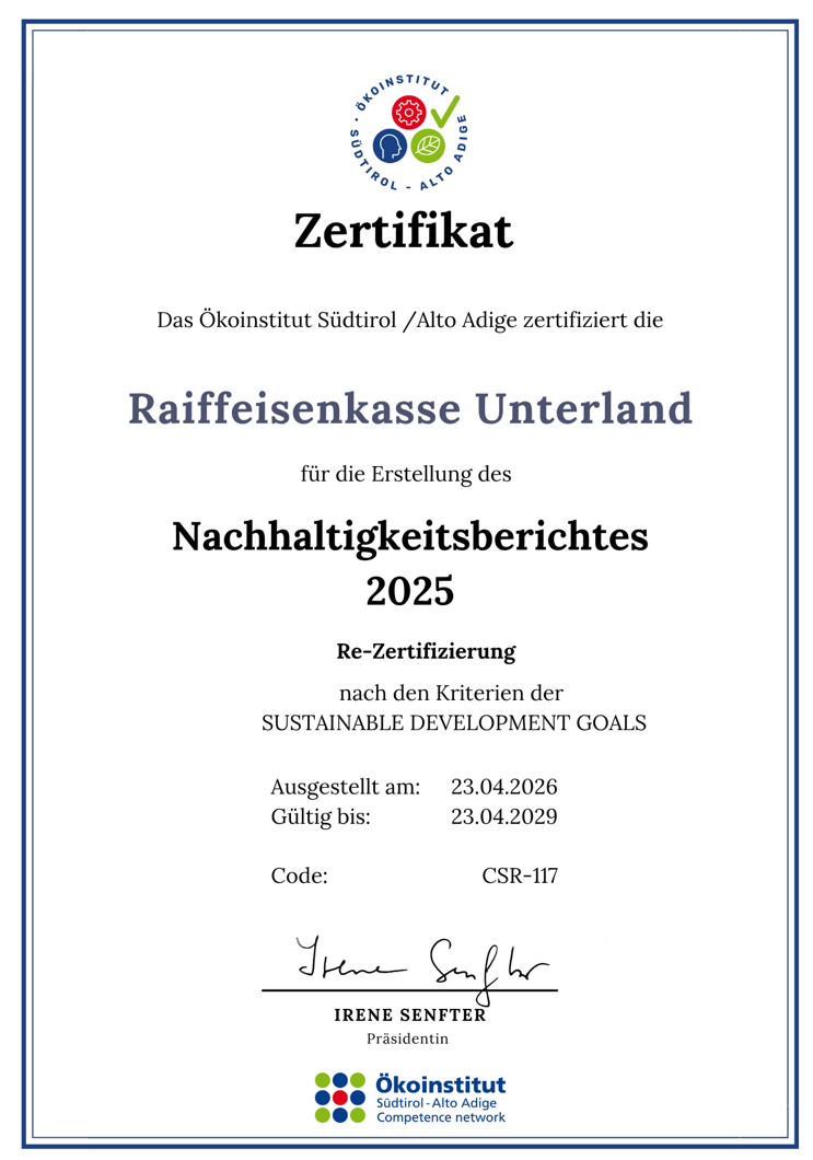 Ricertificazione 2025